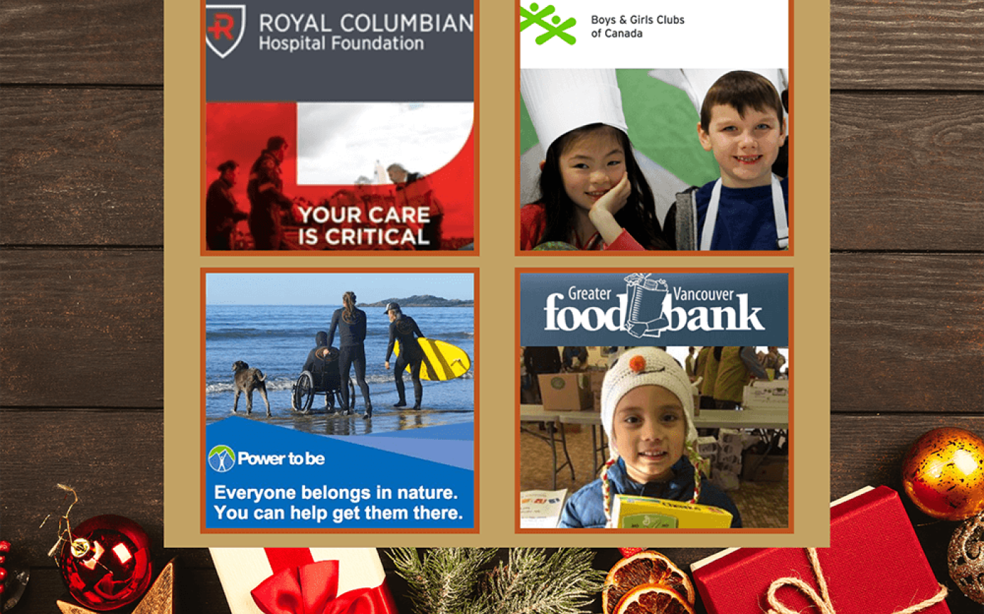 Thank you to our phenomenal local charities